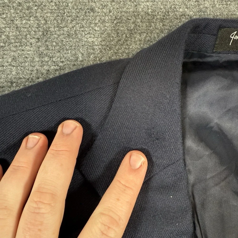 John‎ W Nordstrom Loro Piana Sport Coat Blazer Mens 40R Blue 100% Cashmere
